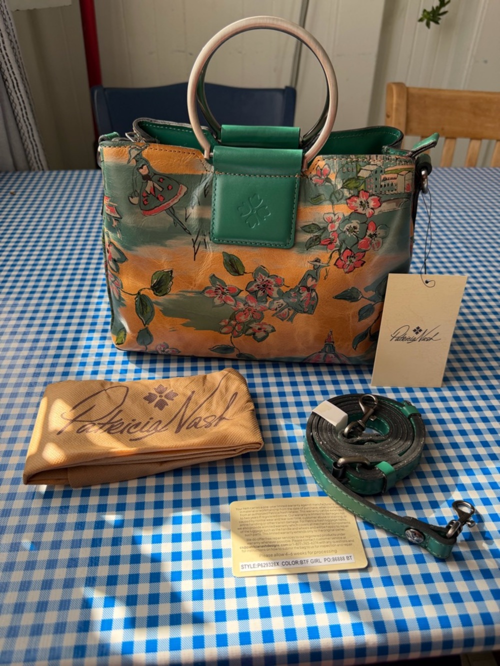 Patricia Nash Empoli in “Beautiful Girl” NWT $249